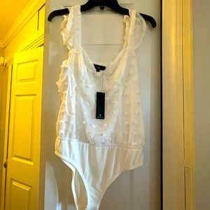 Lulus white bodysuit